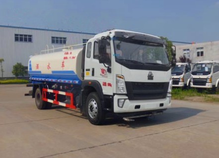 15噸灑水車報(bào)價(jià)表_重汽豪沃G5X-15噸綠化灑水車廠家價(jià)格3