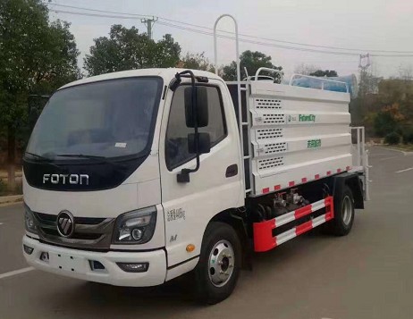 5方福田藍(lán)牌灑水車帶霧炮 5方福田藍(lán)牌灑水車帶霧炮