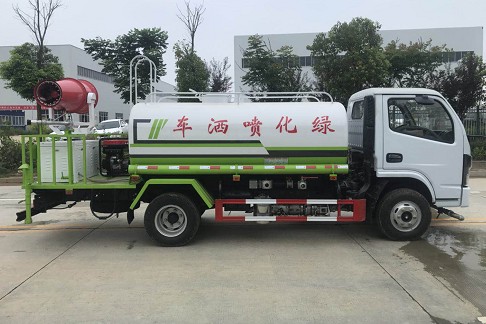 5方灑水車參數(shù)_國六東風(fēng)福瑞卡5方綠化灑水車2