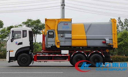 東風天龍勾臂式垃圾車圖片 東風天龍勾臂式垃圾車圖片