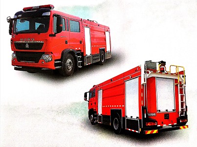 重汽豪沃T5G水罐/泡沫消防車(罐體容積8000L) 重汽豪沃T5G水罐/泡沫消防車(罐體容積8000L)