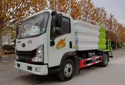 重汽豪曼5方藍牌灑水車圖片 重汽豪曼5方藍牌灑水車圖片