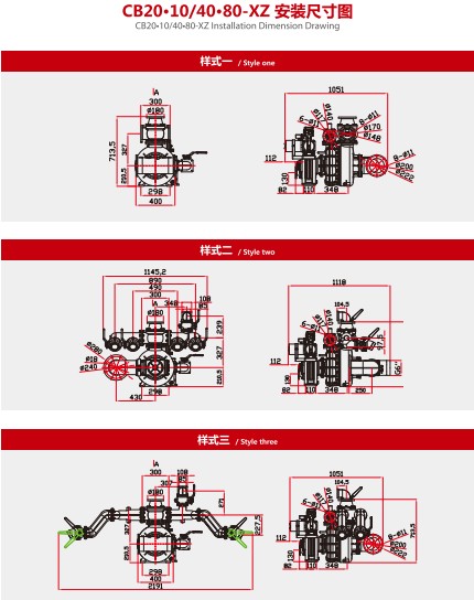 CB20��10/40��80-XZ܇(ch��)�������ð��b�ߴ�D