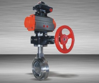 消防氣動蝶閥(帶蝸輪蝸桿) 消防氣動蝶閥(帶蝸輪蝸桿)