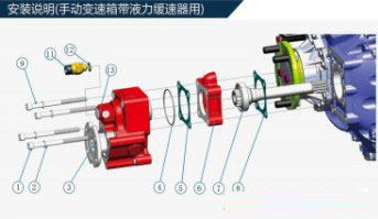 采埃孚16檔12檔自動(dòng)擋變速箱取力器 采埃孚16檔12檔自動(dòng)擋變速箱取力器