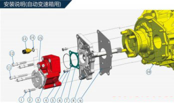 采埃孚16檔12檔自動(dòng)擋變速箱取力器 采埃孚16檔12檔自動(dòng)擋變速箱取力器