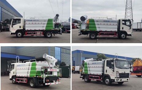 重汽豪沃7方藍牌灑水車整車圖片 重汽豪沃7方藍牌灑水車整車圖片