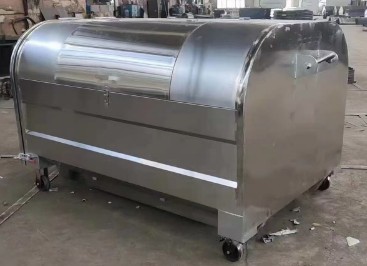 3方不銹鋼勾臂垃圾箱 3方不銹鋼勾臂垃圾箱